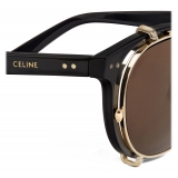 Céline - Black Frame 38 Sunglasses in Acetate - Black - Sunglasses - Céline Eyewear