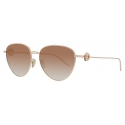 Fred - Pretty Heart Sunglasses - Brown Round - Luxury - Fred Eyewear