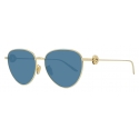 Fred - Pretty Heart Sunglasses - Blue Round - Luxury - Fred Eyewear