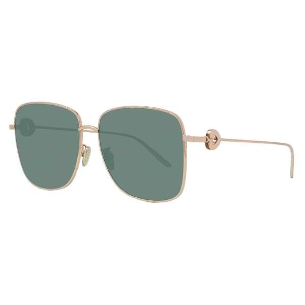 Fred - Pretty Heart Sunglasses - Green Square - Luxury - Fred Eyewear