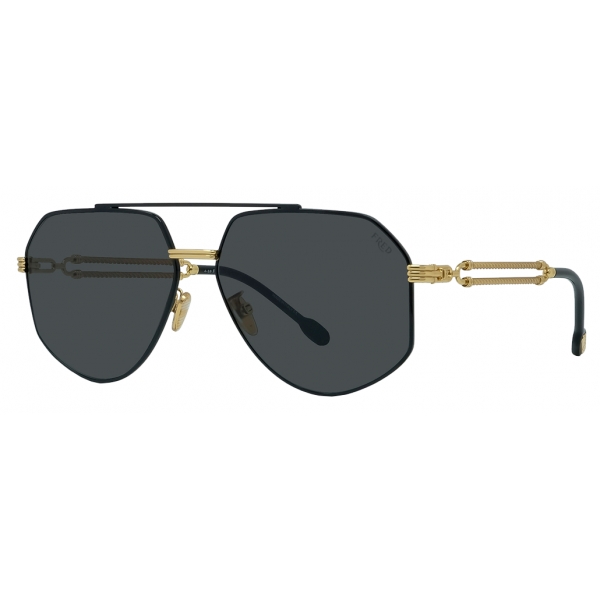 Fred - Force 10 Sunglasses - Black Aviators - Luxury - Fred Eyewear ...