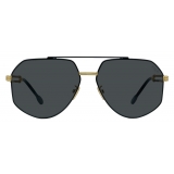 Fred - Force 10 Sunglasses - Black Aviators - Luxury - Fred Eyewear