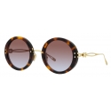 Fred - Chance Infinie Sunglasses - Brown Round - Luxury - Fred Eyewear