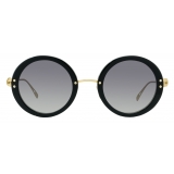 Fred - Occhiali da Sole Chance Infinie - Rotondi Neri Dorato - Luxury - Fred Eyewear