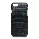 Ammoment - Caiman in Black Northern Light - Leather Cover - iPhone 8 / 7