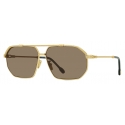 Fred - Force 10 Sunglasses - Brown Aviator - Luxury - Fred Eyewear