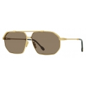 Fred - Occhiali da Sole Force 10 - Aviatore Marrone - Luxury - Fred Eyewear