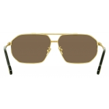 Fred - Occhiali da Sole Force 10 - Aviatore Marrone - Luxury - Fred Eyewear