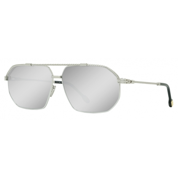 Fred - Force 10 Sunglasses - Silver Aviator - Luxury - Fred Eyewear