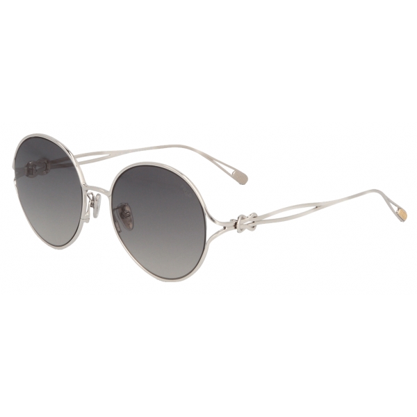 Fred - Chance Infinie Sunglasses - Smoke Round - Luxury - Fred Eyewear