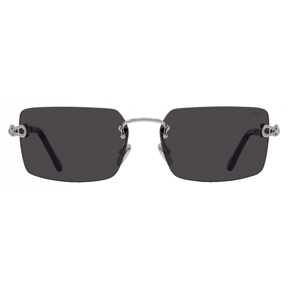 Fred - Force 10 Sunglasses - Black Rectangular - Luxury - Fred Eyewear ...