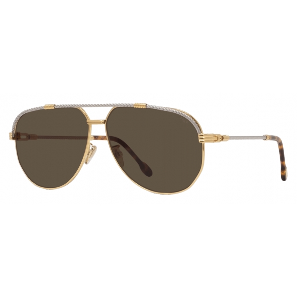 Fred - Force 10 Sunglasses - Brown Aviator - Luxury - Fred Eyewear ...