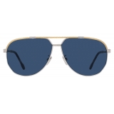 Fred - Occhiali da Sole Force 10 - Aviatore Blu - Luxury - Fred Eyewear