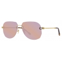Fred - Force 10 Sunglasses - Aviator Pink - Luxury - Fred Eyewear