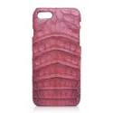 Ammoment - Caimano in Nero Terracotta Antico - Cover in Pelle - iPhone 8 / 7