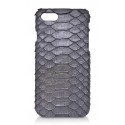 Ammoment - Python in Calcite Grey - Leather Cover - iPhone 8 / 7