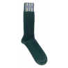 Fefè Napoli - Green England Men's Short Socks - Socks - Handmade in Italy - Luxury Exclusive Collection