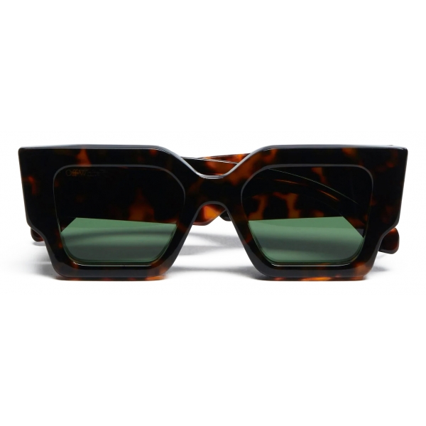 Off-White - Virgil Sunglasses - Tortoiseshell Brown - Luxury - Off-White  Eyewear - Avvenice