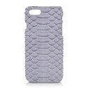 Ammoment - Python in Pomice Grey - Leather Cover - iPhone 8 / 7