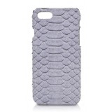 Ammoment - Python in Pomice Grey - Leather Cover - iPhone 8 / 7