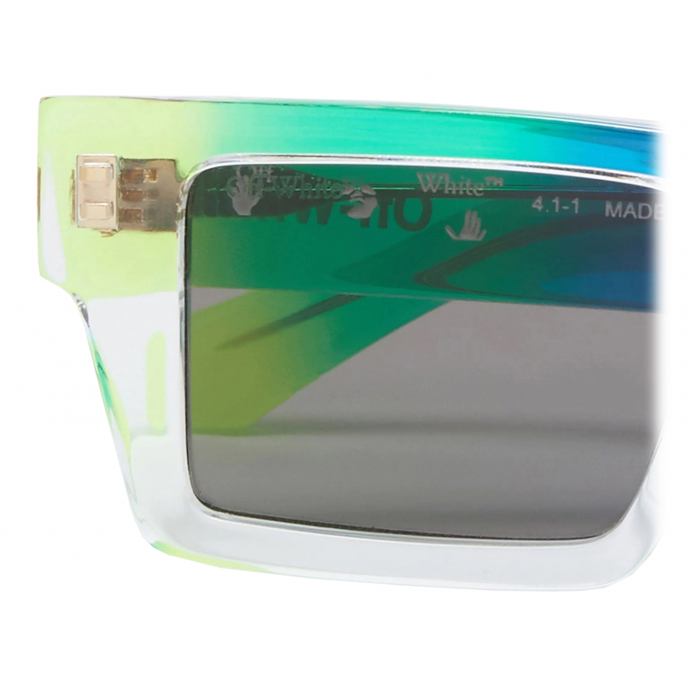 Off-White - Nassau Sunglasses - Transparent - Luxury - Off-White