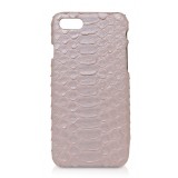 Ammoment - Python in Nacre Rose - Leather Cover - iPhone 8 / 7
