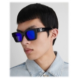 Off-White - Occhiali da Sole Virgil - Nero Blu - Luxury - Off-White Eyewear