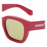 Off-White - Occhiali da Sole Zurich - Rosso - Luxury - Off-White Eyewear