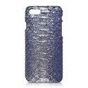 Ammoment - Pitone in Argento Demetra Antico - Cover in Pelle - iPhone 8 / 7