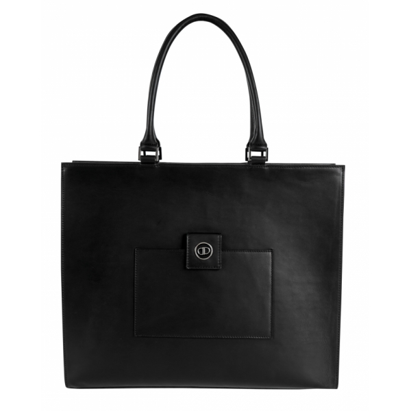 Priscilla Dinamo - Big Deal - Black - Bag - Made in Italy - Luxury Exclusive Collection