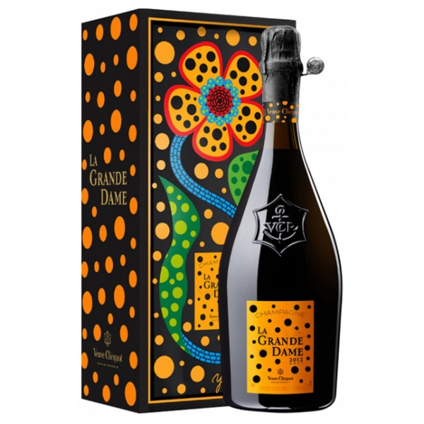 Veuve Clicquot Champagne - La Grande Dame - Yayoi Kusama - 2012 - Astucciato - Pinot Noir - Luxury Limited Edition - 750 ml