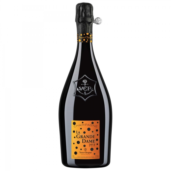 Veuve Clicquot Champagne - La Grande Dame - Yayoi Kusama - 2012 - Pinot Noir - Luxury Limited Edition - 750 ml