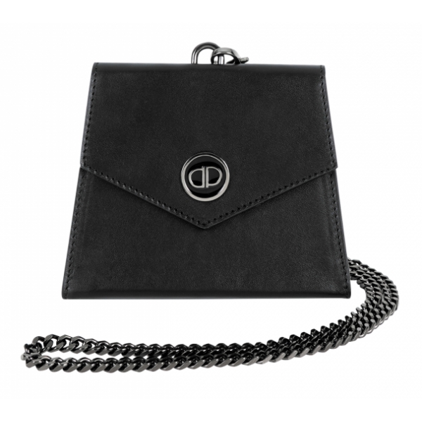 Priscilla Dinamo - Carte Blanche - Black - Bag - Made in Italy - Luxury Exclusive Collection