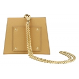 Priscilla Dinamo - Carte Blanche - Camel - Bag - Made in Italy - Luxury Exclusive Collection