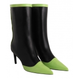 Priscilla Dinamo - Catwalk - Green - Shoes - Made in Italy - Luxury Exclusive Collection