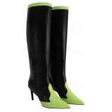 Priscilla Dinamo - Nancy - Green - Shoes - Made in Italy - Luxury Exclusive Collection