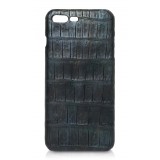 Ammoment - Caiman in Black Northern Light - Leather Cover - iPhone 8 Plus / 7 Plus