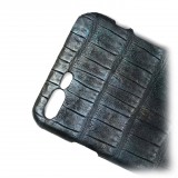 Ammoment - Caimano in Nero del Nord Chiaro - Cover in Pelle - iPhone 8 Plus / 7 Plus