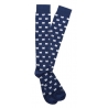 Fefè Napoli - Blue Cat Dandy Men's Socks - Socks - Handmade in Italy - Luxury Exclusive Collection