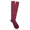 Fefè Napoli - Calzini Uomo Dandy Bottiglia Bordeaux - Calze - Handmade in Italy - Luxury Exclusive Collection