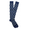 Fefè Napoli - Blue Bottle Dandy Men's Socks - Socks - Handmade in Italy - Luxury Exclusive Collection
