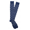 Fefè Napoli - Blue Aries Zodiac Men's Socks - Socks - Handmade in Italy - Luxury Exclusive Collection