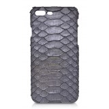 Ammoment - Python in Calcite Grey - Leather Cover - iPhone 8 Plus / 7 Plus