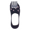 Fefè Napoli - Blue Flamingo Men's Peds - Socks - Handmade in Italy - Luxury Exclusive Collection