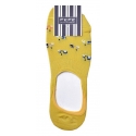 Fefè Napoli - Yellow Vespa Men's Peds - Socks - Handmade in Italy - Luxury Exclusive Collection