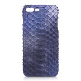 Ammoment - Python in Calcite Blue - Leather Cover - iPhone 8 Plus / 7 Plus