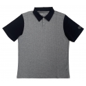 Momo Design - Limonges Polo Shirt - Grey Black - Shirt - Made in Italy - Luxury Exclusive Collection