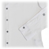 Momo Design - Adelaide Polo Shirt - White - Shirt - Made in Italy - Luxury Exclusive Collection