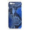 Ammoment - Python in Alien Royal Blue - Leather Cover - iPhone 8 Plus / 7 Plus