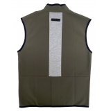 Momo Design - Chur Scuba Vest - Military Green Grey - Vest - Made in Italy - Luxury Exclusive Collection